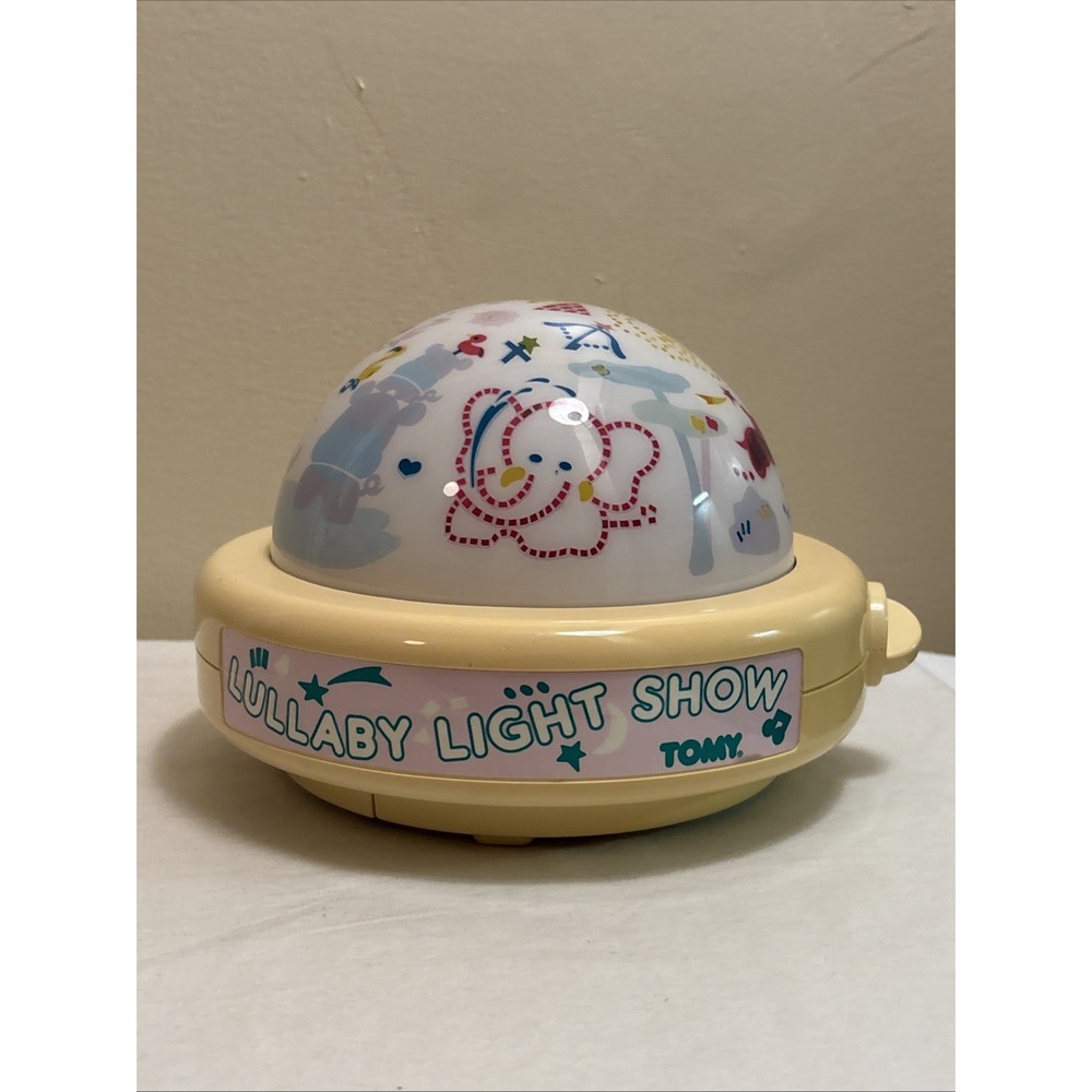Tomy Lullaby Light Show Musical & Projection Night Light Vintage 1987 Works